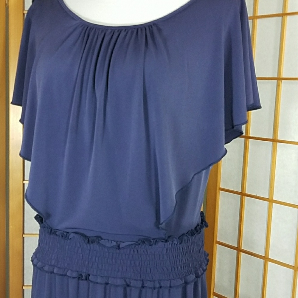 Max And Cleo Elastic Waist Flutter Sleeve Dress - image 6